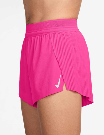 Nike AeroSwift Dri-FIT ADV 3" Running Shorts - Hyper Pink/Blackimages3- The Sports Edit