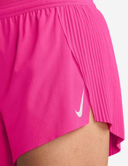 Nike AeroSwift Dri-FIT ADV 3" Running Shorts - Hyper Pink/Blackimages4- The Sports Edit