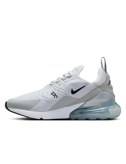 Nike Air Max 270 Shoes - Pure Platinum/Black/Light Smoke Greyimages5- The Sports Edit