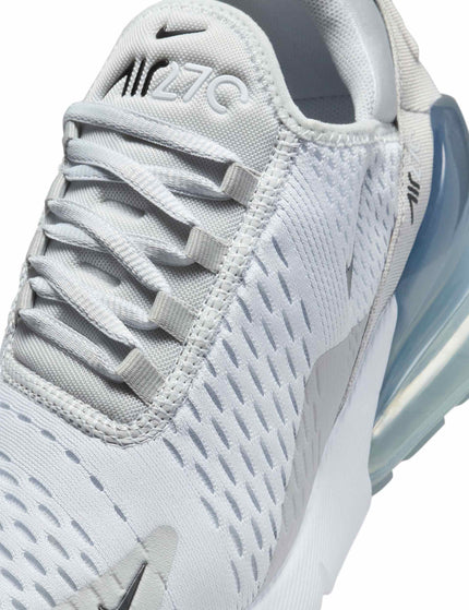 Nike Air Max 270 Shoes - Pure Platinum/Black/Light Smoke Greyimages7- The Sports Edit