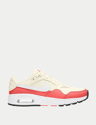 Air Max SC Shoes - Sail/White/Magic Ember/Black