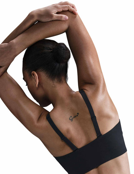 Nike Alate Medium Support Longline Sports Bra - Black/Cool Greyimage2- The Sports Edit