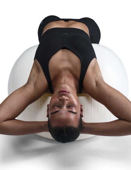 Nike Alate Medium Support Longline Sports Bra - Black/Cool Greyimage4- The Sports Edit