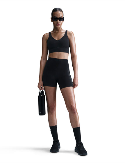 Nike Alate Medium Support Longline Sports Bra - Black/Cool Greyimage6- The Sports Edit