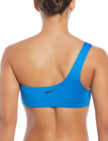 Nike Asymmetrical Bikini Top - Photo Blueimage2- The Sports Edit