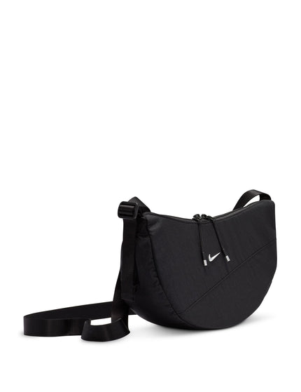 Nike Aura Crescent Cross-Body Bag - Black/Matte Silverimage3- The Sports Edit