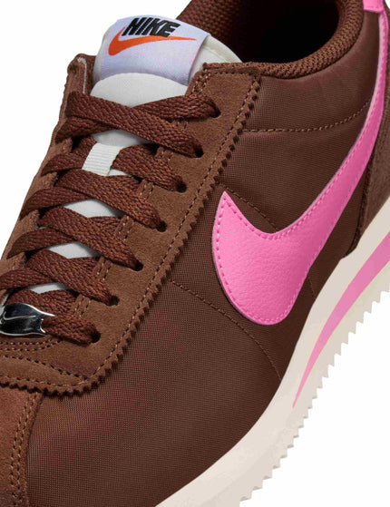 Nike Cortez Textile Shoes - Fauna Brown/Sail/White/Pink Spellimages7- The Sports Edit