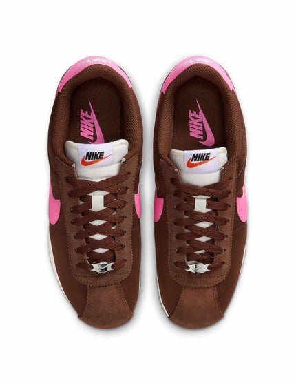 Nike Cortez Textile Shoes - Fauna Brown/Sail/White/Pink Spellimages4- The Sports Edit