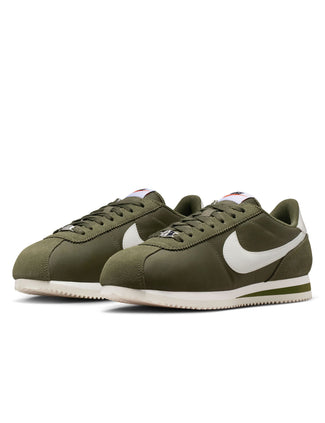Cortez Textile Shoes - Medium Olive/Sail