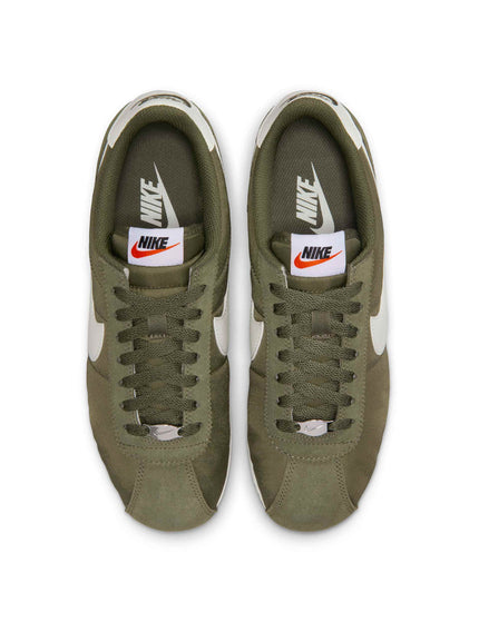 Nike Cortez Textile Shoes - Medium Olive/Sailimages4- The Sports Edit