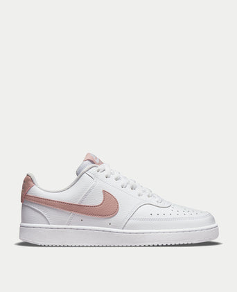 Court Vision Low Next Nature Shoes - White/Pink Oxford