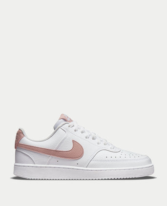 Court Vision Low Next Nature Shoes - White/Pink Oxford