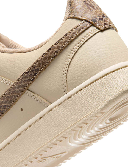 Nike Court Vision Low Premium Shoes - Sanddrift/British Khaki/Blackimages8- The Sports Edit