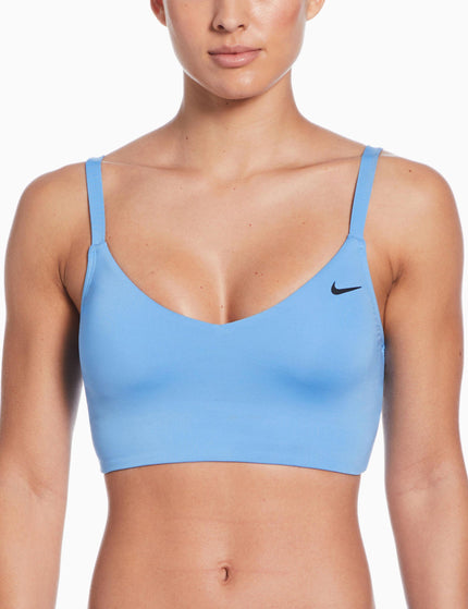 Nike Swim Effortless Essential V-Neck Midkini - University Blueimage1- The Sports Edit