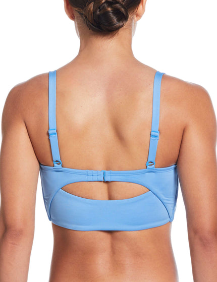 Nike Swim Effortless Essential V-Neck Midkini - University Blueimage2- The Sports Edit