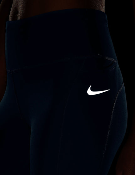 Nike Epic Fast Pocket Running Leggings - Armory Navy/Reflective Silverimage4- The Sports Edit