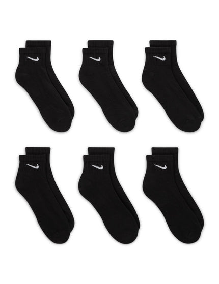 Nike Everyday Cushioned Training Ankle Socks (6 Pairs) - Black/Whiteimages1- The Sports Edit