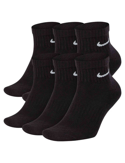 Nike Everyday Cushioned Training Ankle Socks (6 Pairs) - Black/Whiteimages3- The Sports Edit