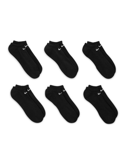 Nike Everyday Cushioned Training No-Show Socks (6 Pairs) - Black/Whiteimages1- The Sports Edit