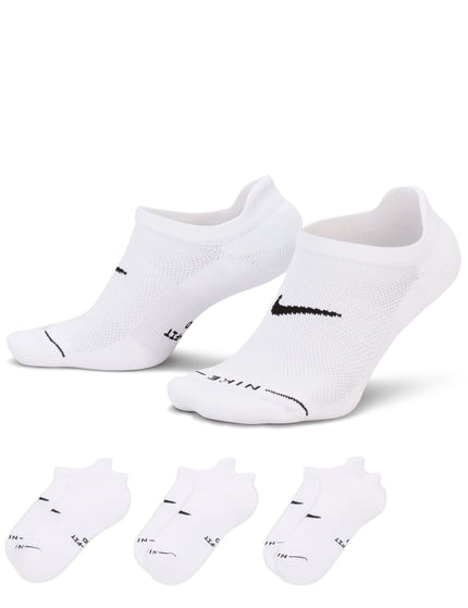 Nike Everyday Elevated No-Show Socks (3 Pairs) - Whiteimages3- The Sports Edit