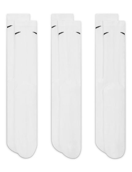 Nike Everyday Plus Cushioned Socks (3 Pairs) - Whiteimages3- The Sports Edit