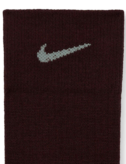 Nike Everyday Wool Cushioned Crew Socks (2 Pairs) - Pink/Redimage4- The Sports Edit