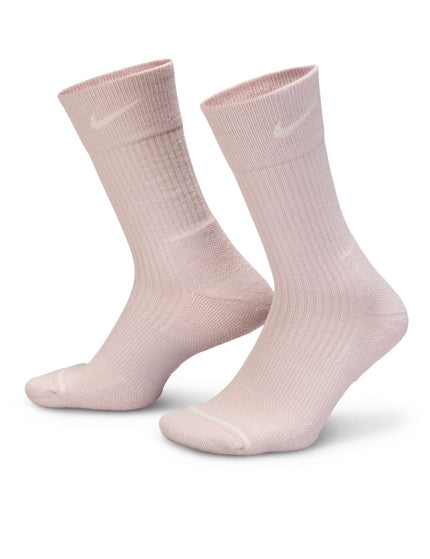 Nike Everyday Wool Cushioned Crew Socks (2 Pairs) - Pink/Redimage2- The Sports Edit