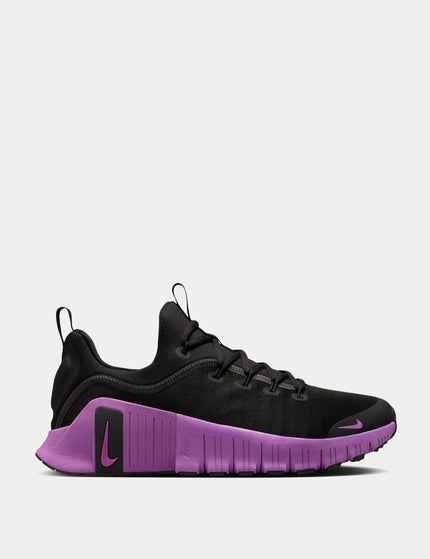 Nike Free Metcon 6 Shoes - Black/Vivid Purpleimage1- The Sports Edit