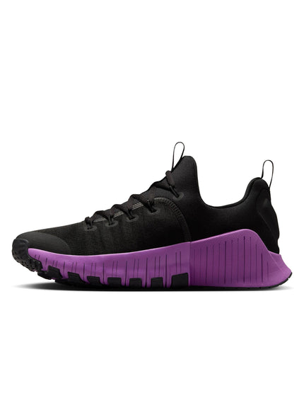 Nike Free Metcon 6 Shoes - Black/Vivid Purpleimage5- The Sports Edit