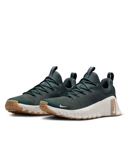 Nike Free Metcon 6 Shoes - Vintage Green/Gum Light Brown/Sailimage2- The Sports Edit