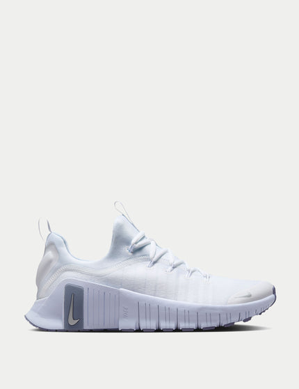 Nike Free Metcon 6 Shoes - White/Metallic Silver/Half Blueimages1- The Sports Edit
