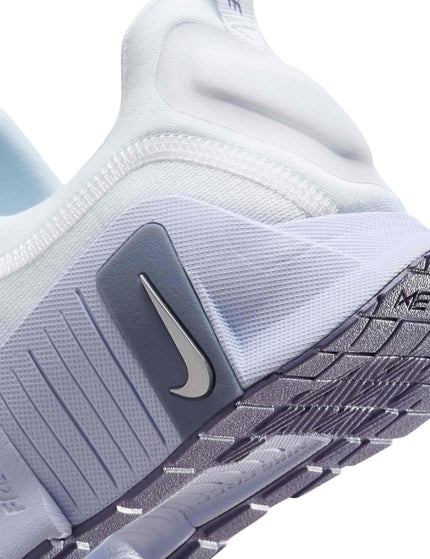 Nike Free Metcon 6 Shoes - White/Metallic Silver/Half Blueimages8- The Sports Edit