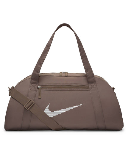 Nike Gym Club Duffel Bag - Mink Brown/Whiteimage1- The Sports Edit