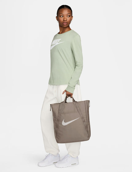 Nike Gym Tote - Mink Brown/Whiteimage3- The Sports Edit