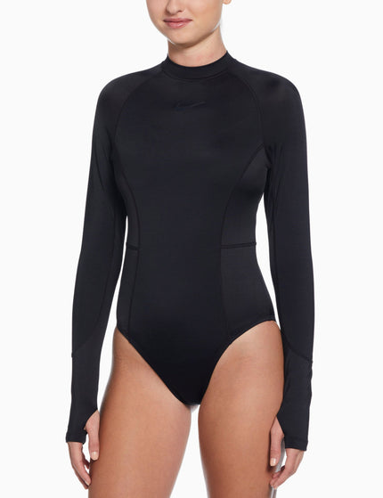 Nike Swim Hydralock Long-Sleeve One-Piece - Blackimage1- The Sports Edit