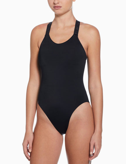 Nike Swim Hydralock Racerback One-Piece - Blackimages1- The Sports Edit