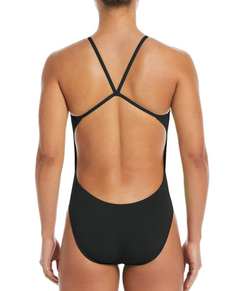 Hydrastrong Solid Cutout One-Piece - Black