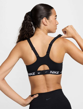 Indy High Support Sports Bra - Black/White