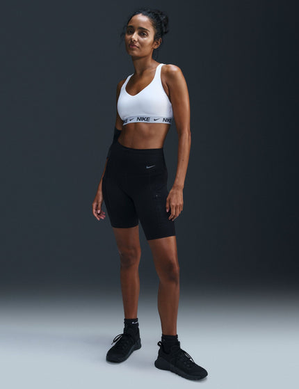 Nike Indy High Support Sports Bra - White/Blackimages4- The Sports Edit