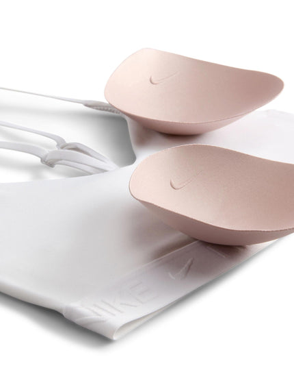 Nike Indy Light Support Sports Bra - White/Stone Mauveimage5- The Sports Edit