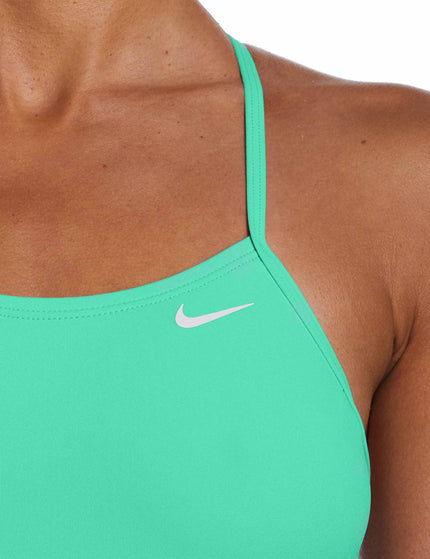 Nike Lace Up Tie Back One Piece - Green Shockimage3- The Sports Edit