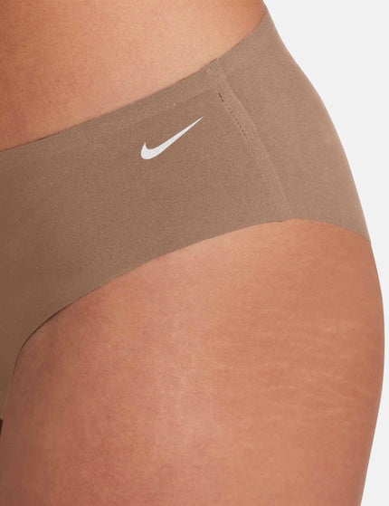 Nike Leak Protection Period Briefs - Desert Dust/Whiteimage3- The Sports Edit