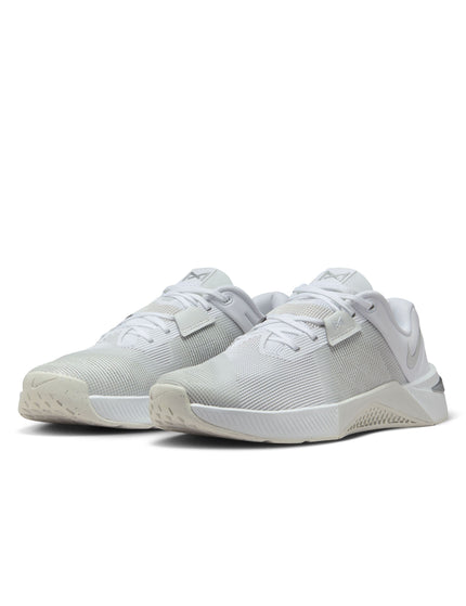 Nike Metcon 10 Shoes - White/Platinum Tint/Wolf Grey/Metallic Silverimages2- The Sports Edit