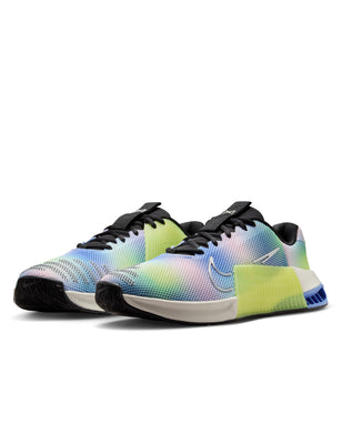 Metcon 9 SE Shoes - Black/Light Lemon Twist/Royal Pulse/Metallic Silver