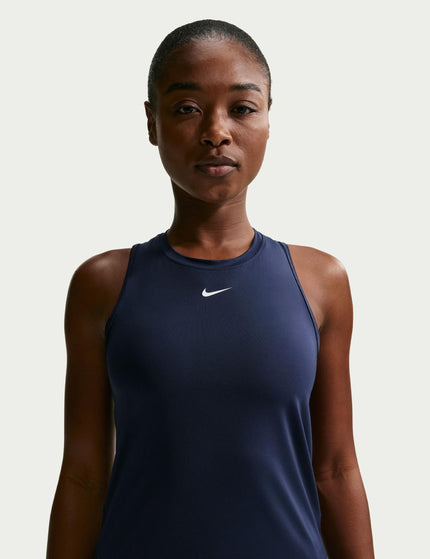 Nike One Classic Dri-FIT Tank Top - Midnight Navy/Whiteimages1- The Sports Edit