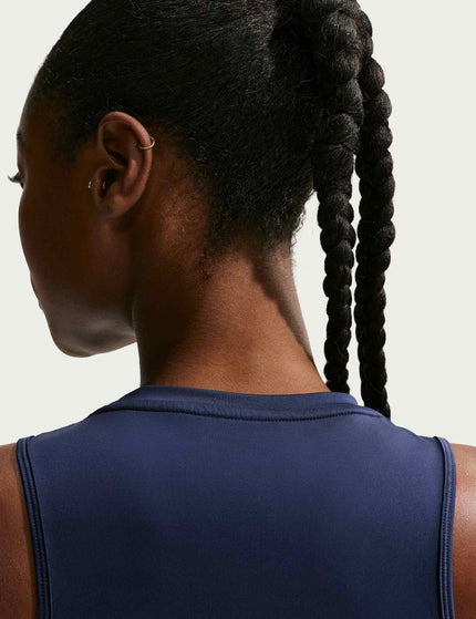 Nike One Classic Dri-FIT Tank Top - Midnight Navy/Whiteimages2- The Sports Edit