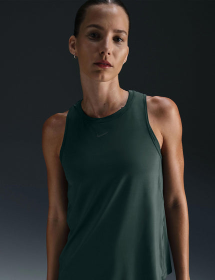 Nike One Classic Dri-FIT Tank Top - Vintage Green/Blackimage3- The Sports Edit