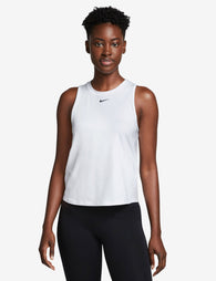 Nike One Classic Dri-FIT Tank Top - White/Blackimage1- The Sports Edit