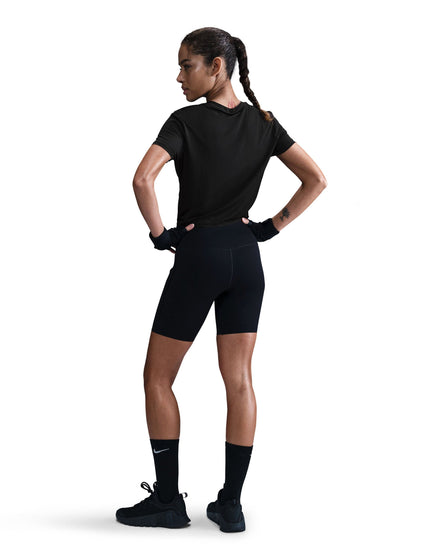 Nike One Classic Twist Short-Sleeve Top - Blackimage6- The Sports Edit