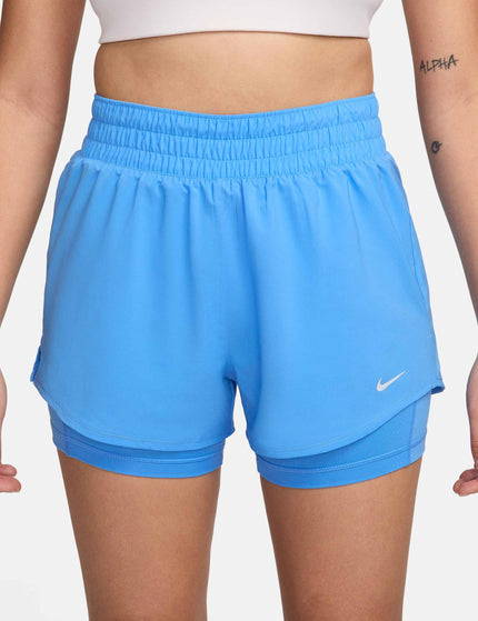 Nike One Dri-FIT 2-in-1 Shorts - University Blue/Reflective Silverimage1- The Sports Edit